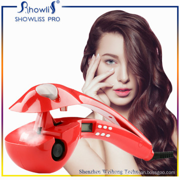 Steam Spray Portable Hair Curler LCD Screen Hair Curling Iron